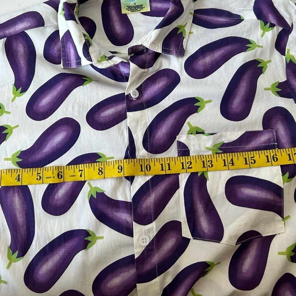 ZESTIES MALE ROMPER-EGGPLANT COTTON/SPANDEX BLEND, STRETCHY Sz. S. QUIRKY - Picture 8 of 10